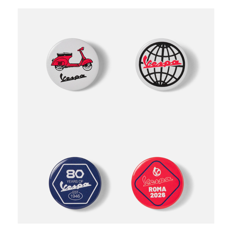 Pins Vespa 80th Spille...