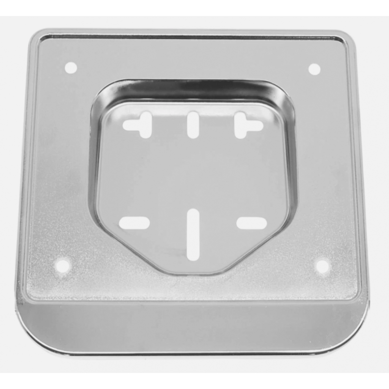 PORTA TARGA CROMATO VESPA...