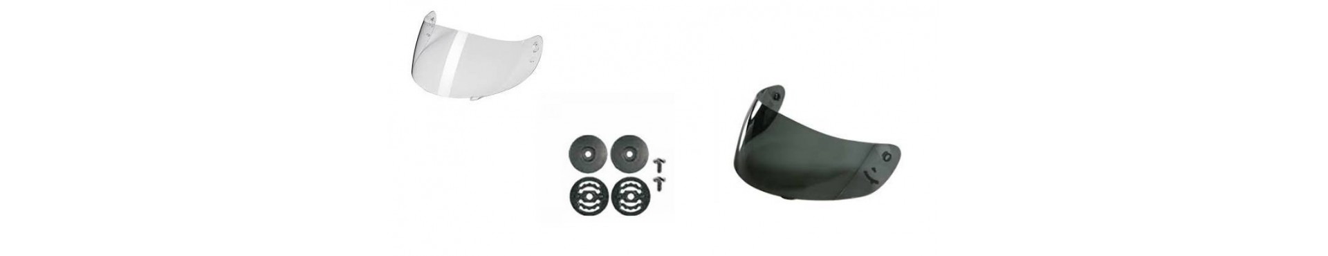 Visiere per caschi, ricambi e viti 